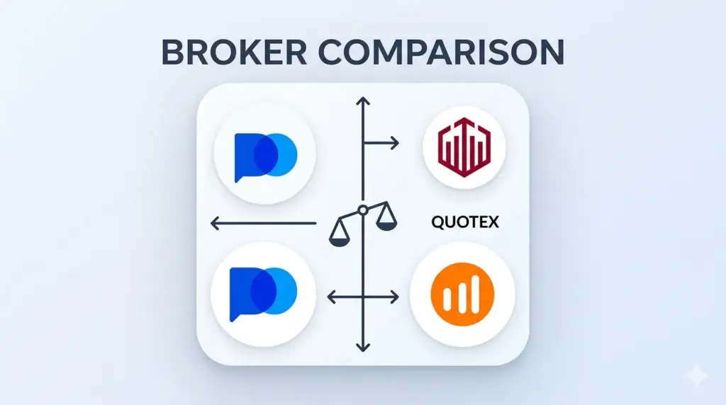 Comparison of the top 3 Binary Brokers in UAE